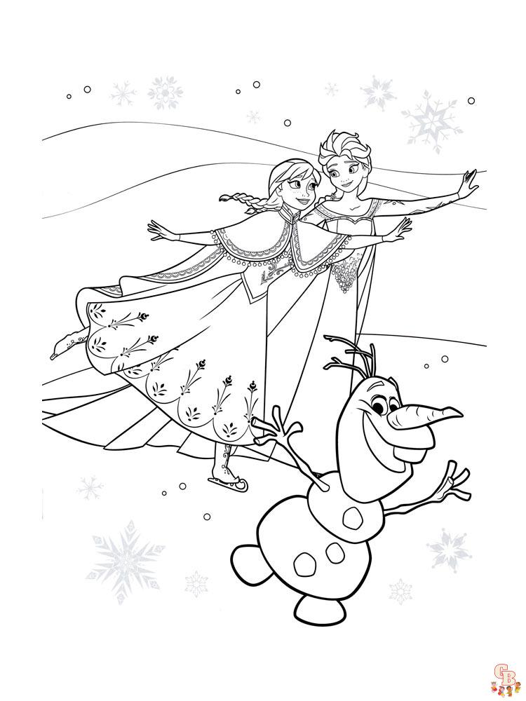 coloriage Frozen