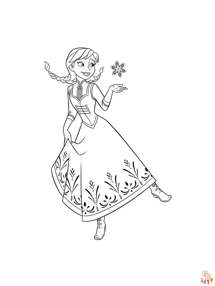 coloriage Frozen