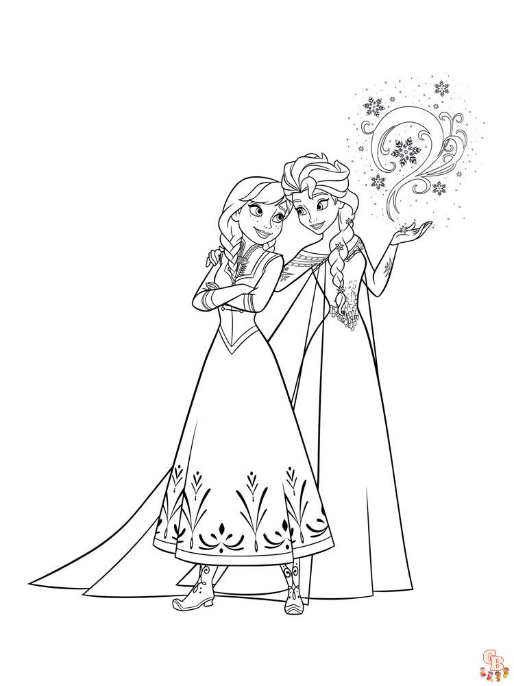 coloriage Frozen