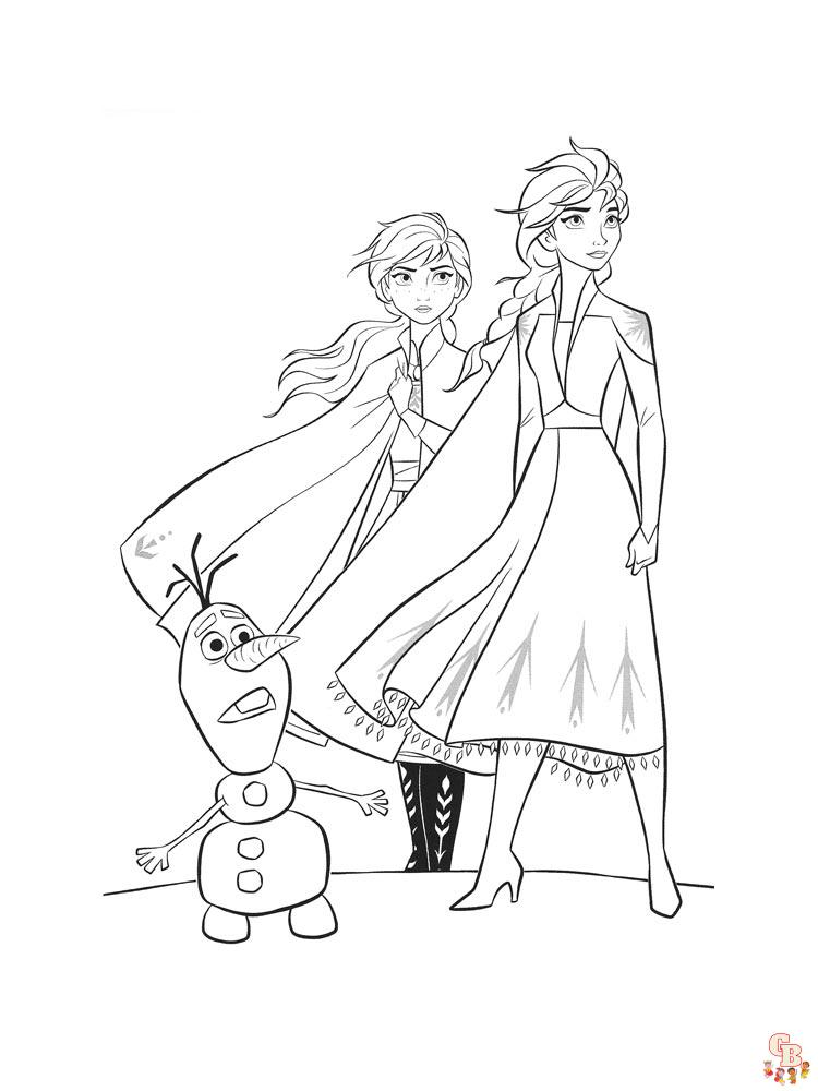 coloriage Frozen