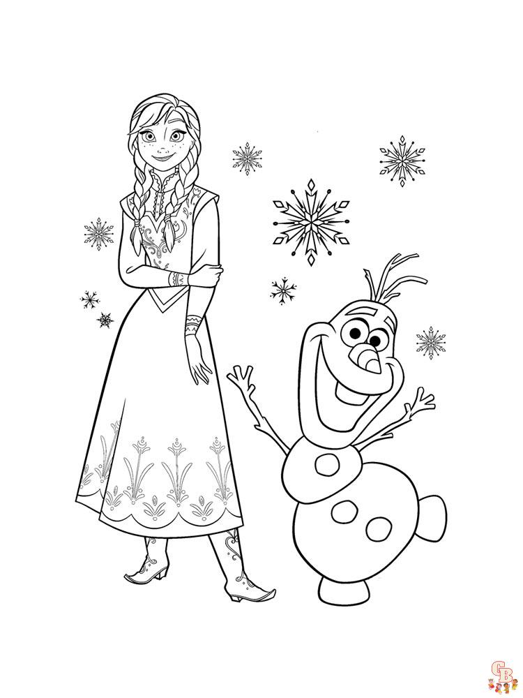 coloriage Frozen