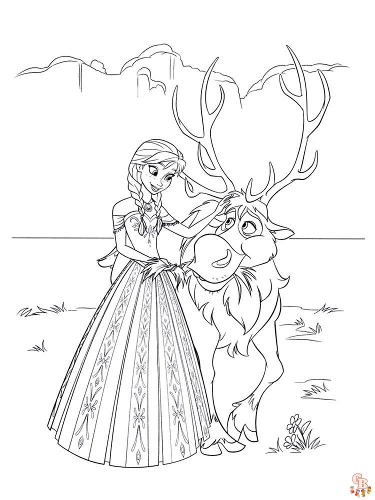 coloriage Frozen