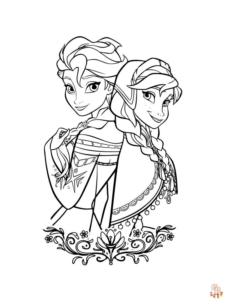 coloriage Frozen