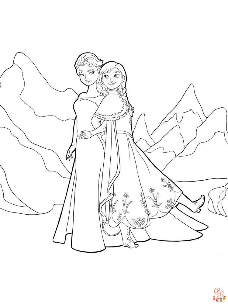 coloriage Frozen