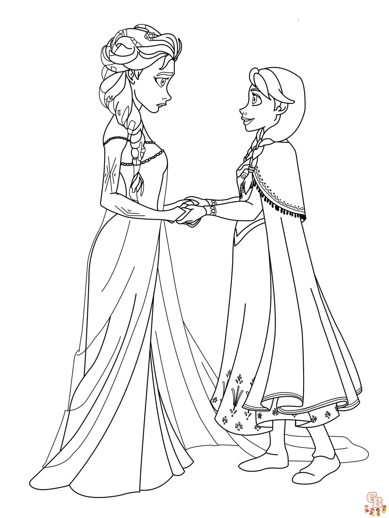 coloriage Frozen