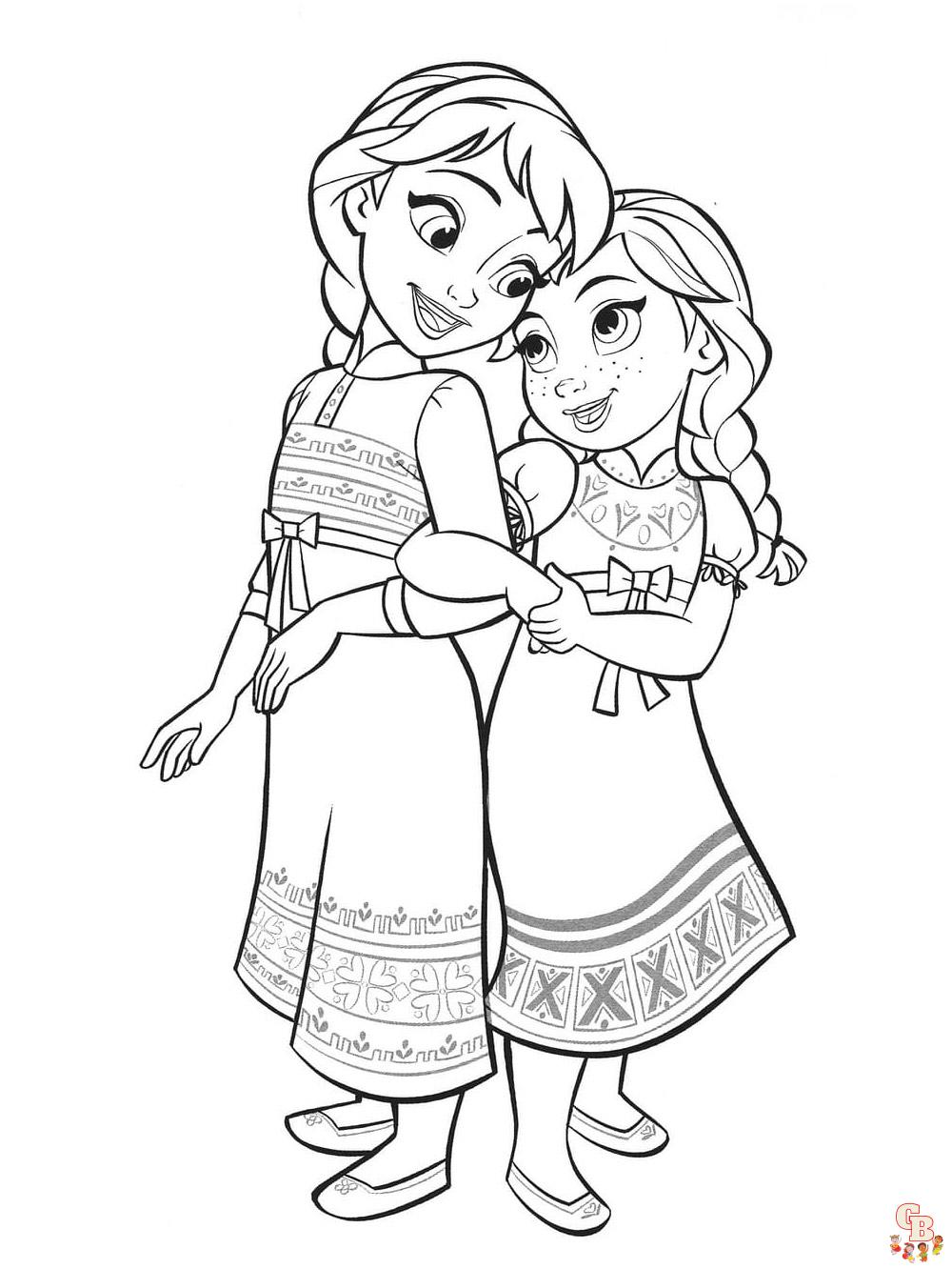 coloriage Frozen