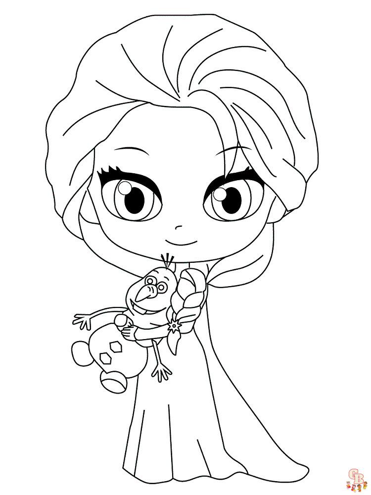 coloriage Frozen