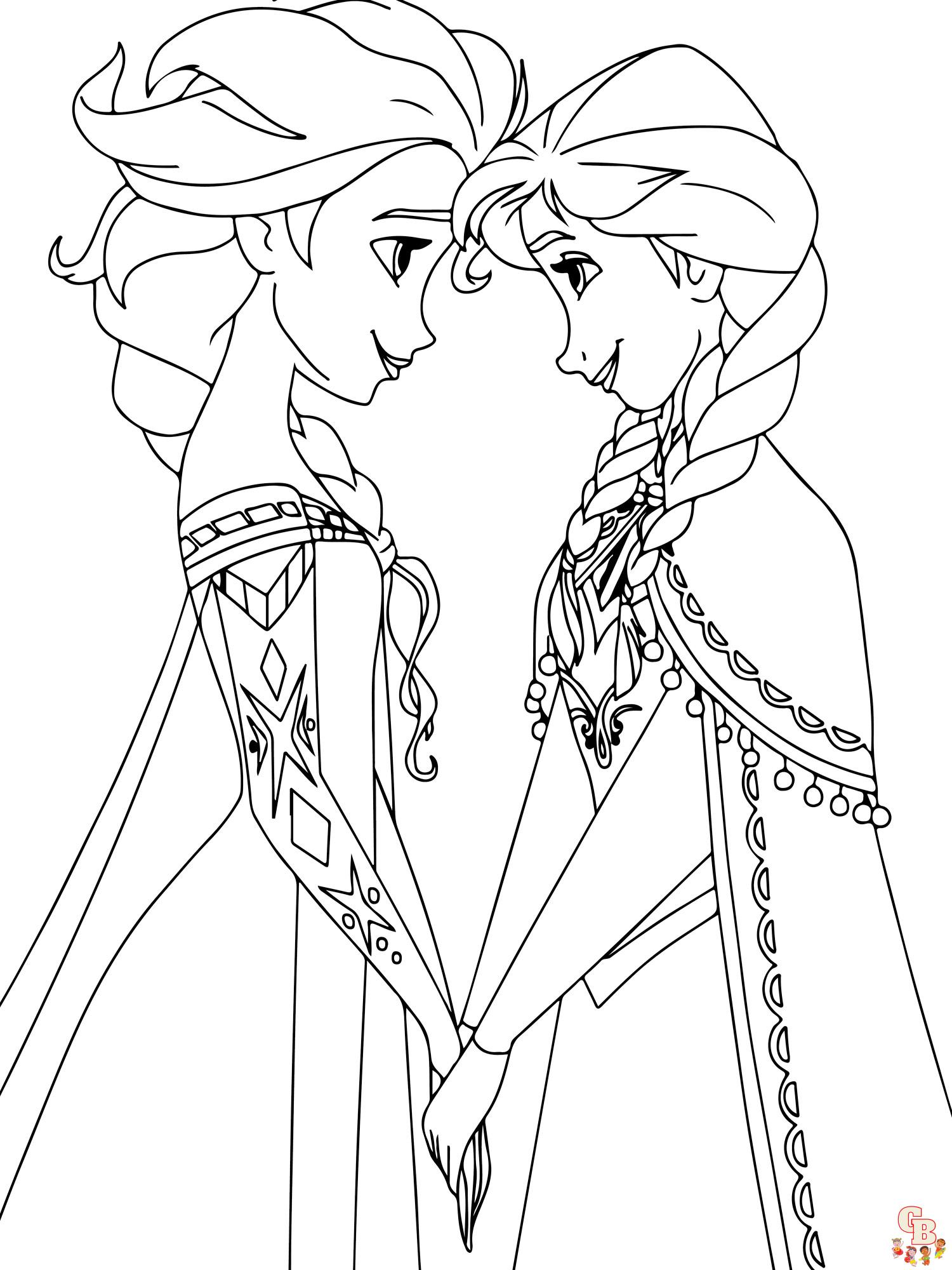 coloriage Frozen