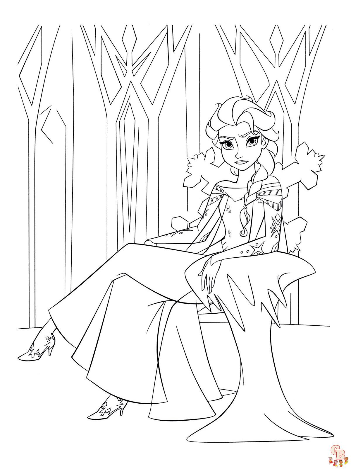 coloriage Frozen