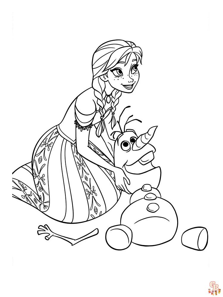 coloriage Frozen