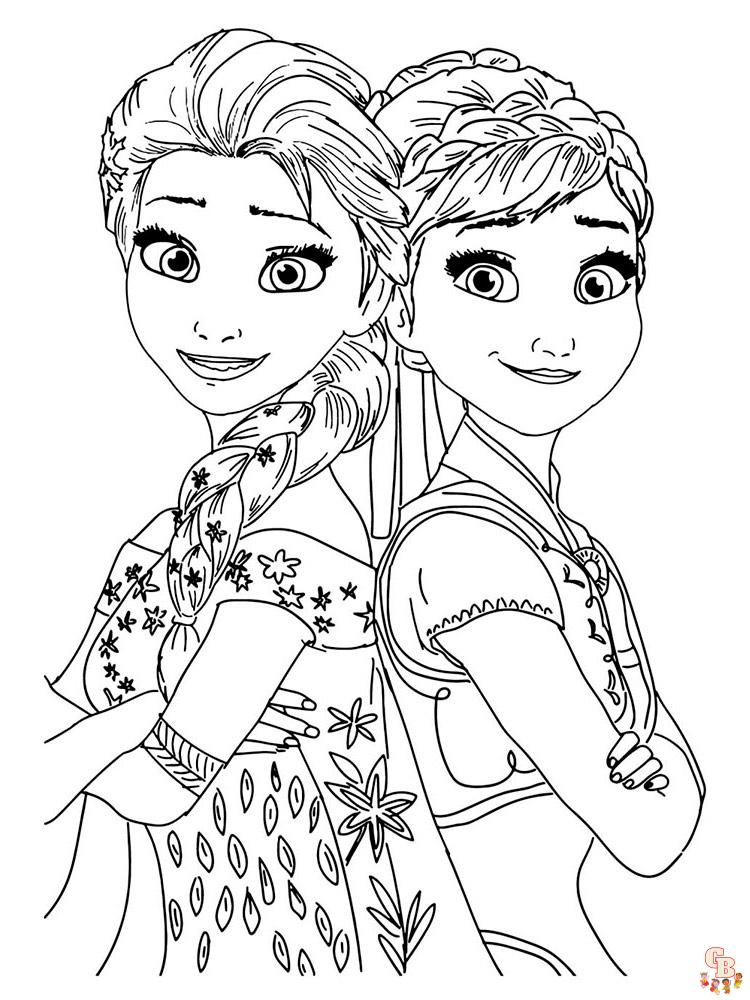 coloriage Frozen