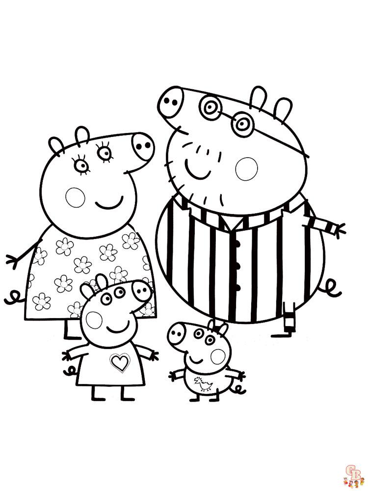 coloriage Peppa Pig