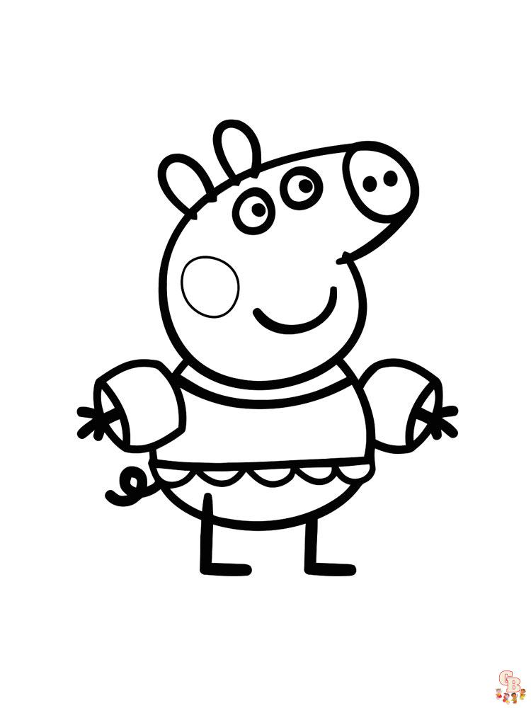 coloriage Peppa Pig