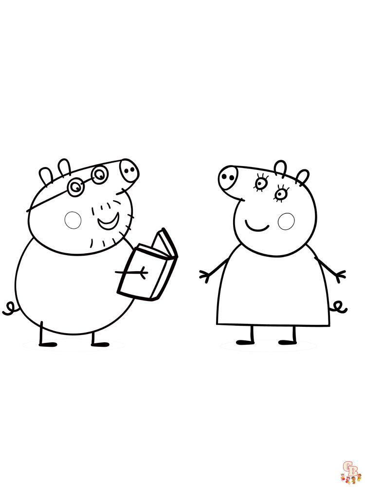 coloriage Peppa Pig