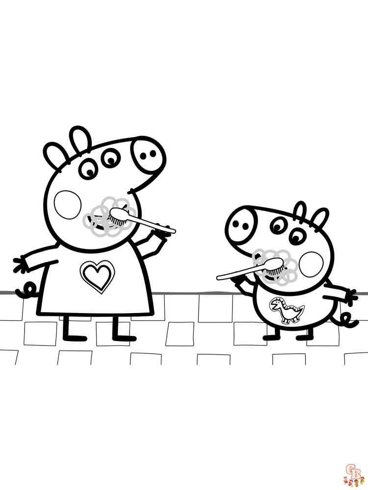 coloriage Peppa Pig