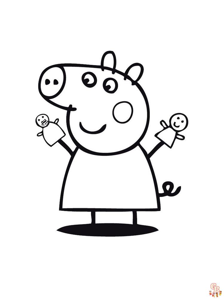 coloriage Peppa Pig