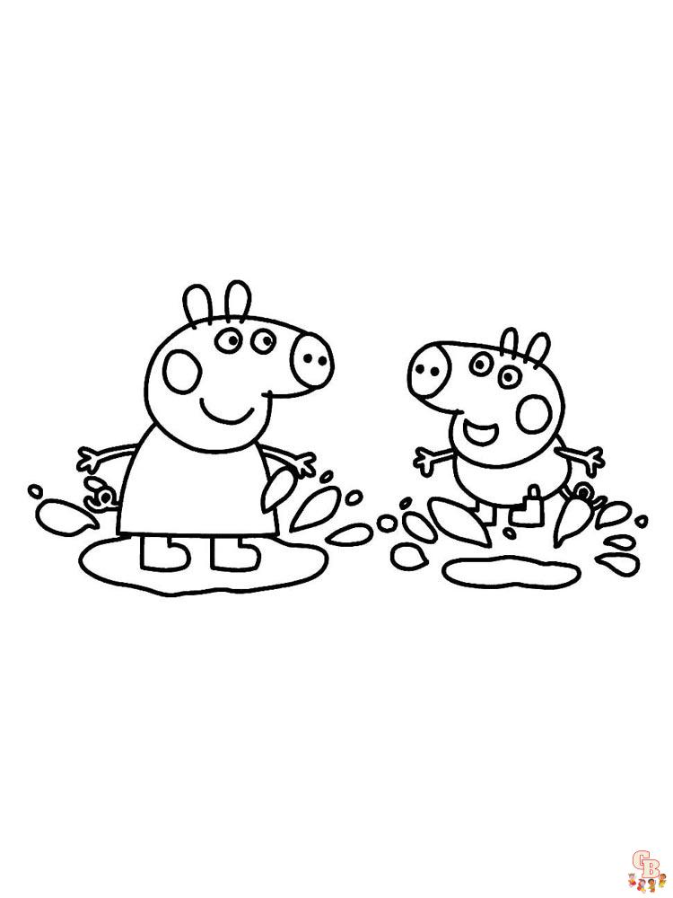 coloriage Peppa Pig