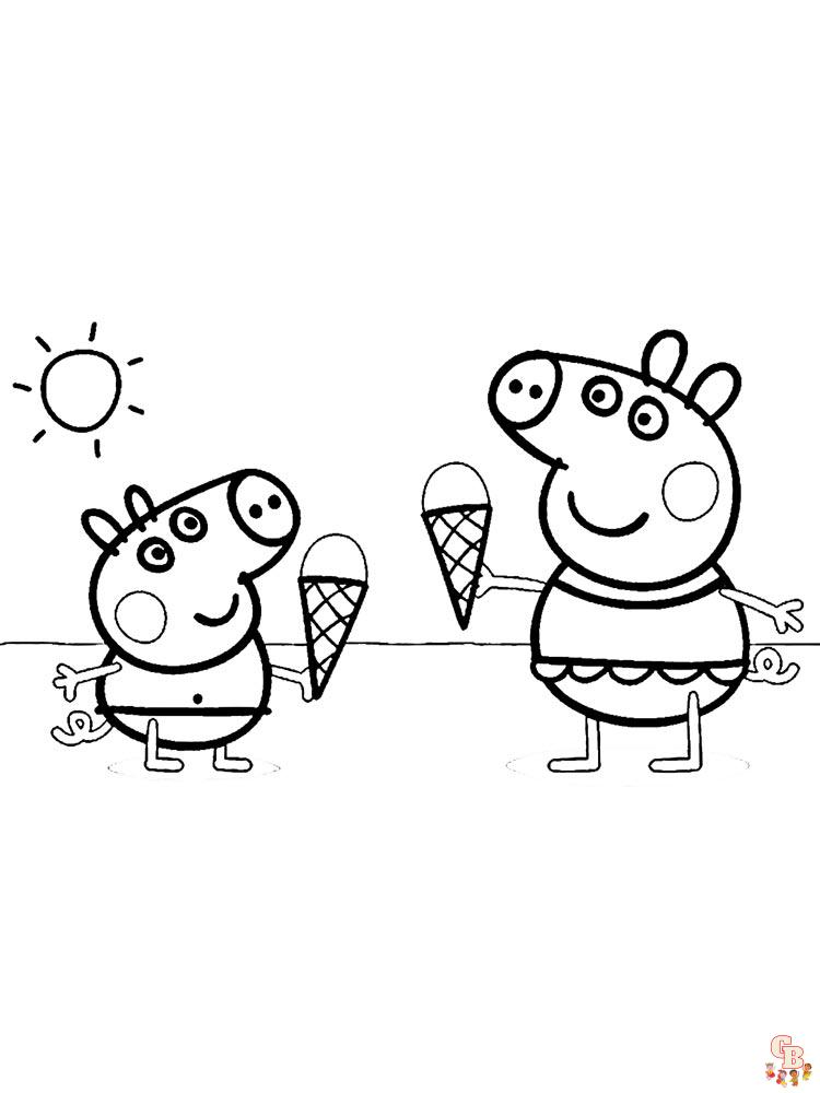 coloriage Peppa Pig