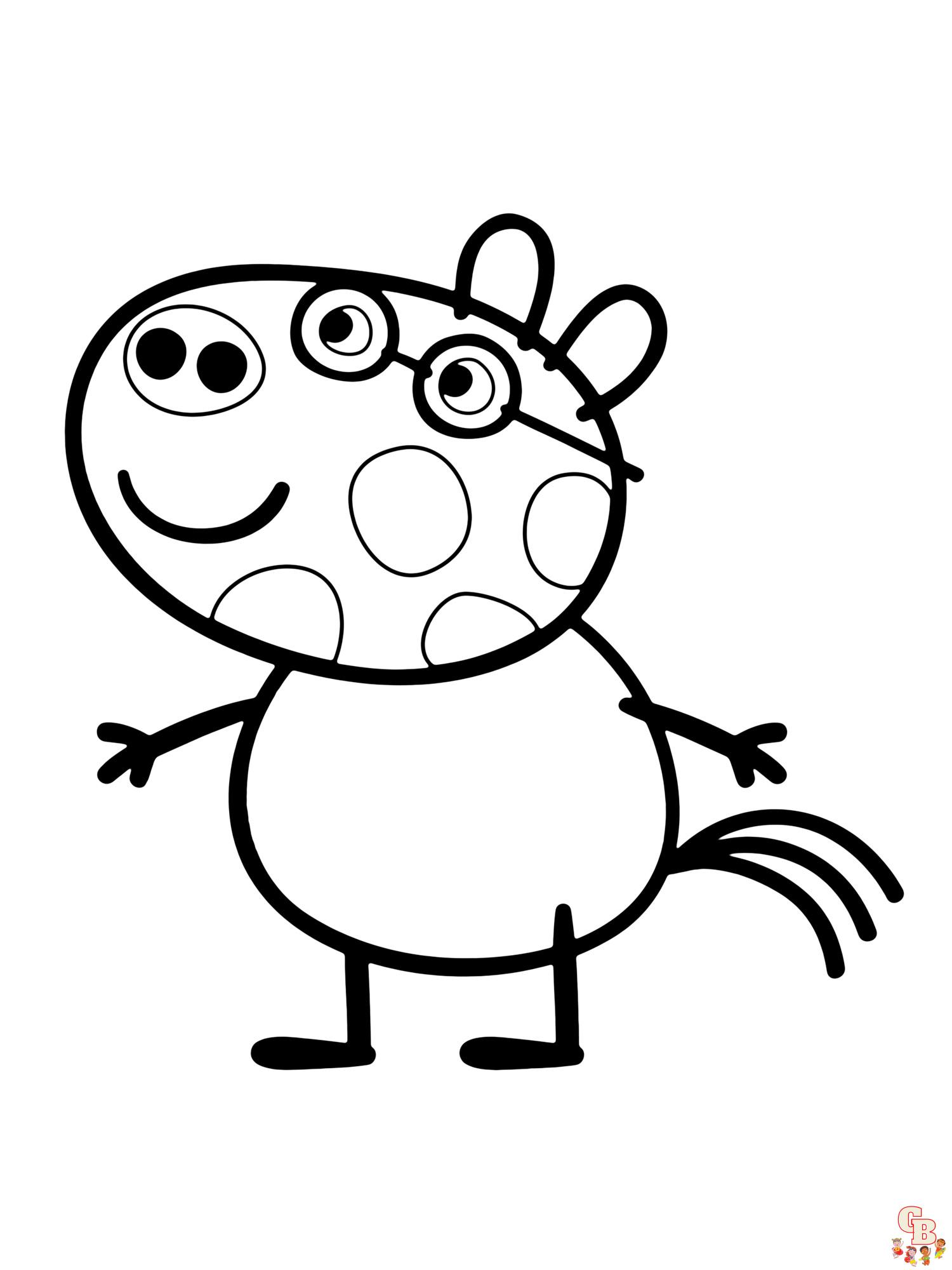 coloriage Peppa Pig