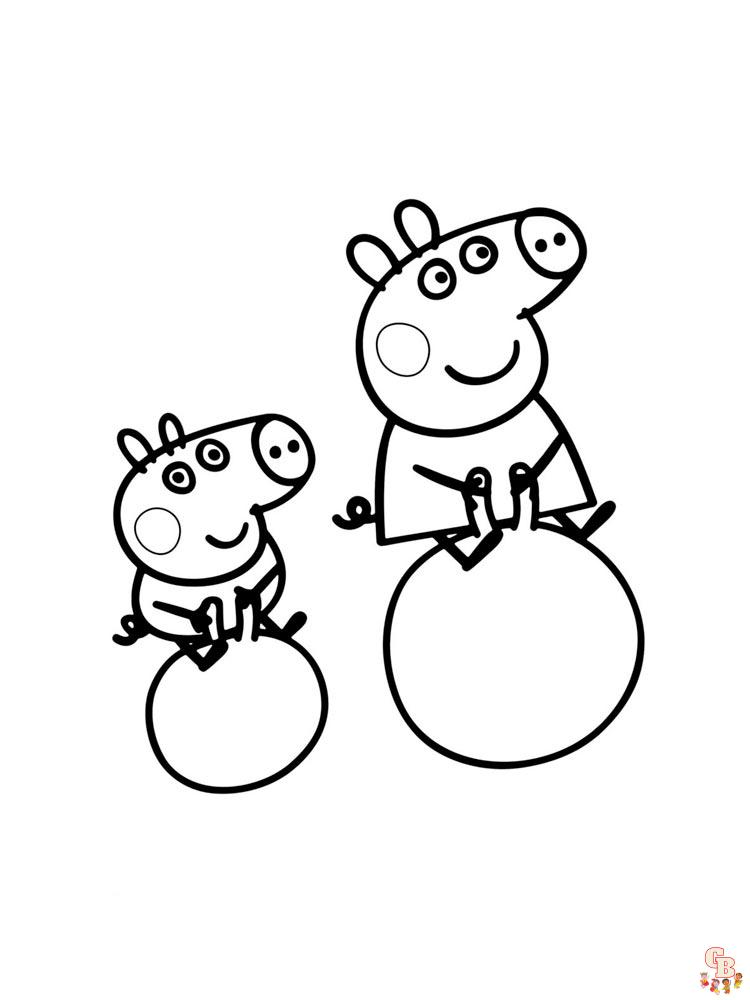 coloriage Peppa Pig