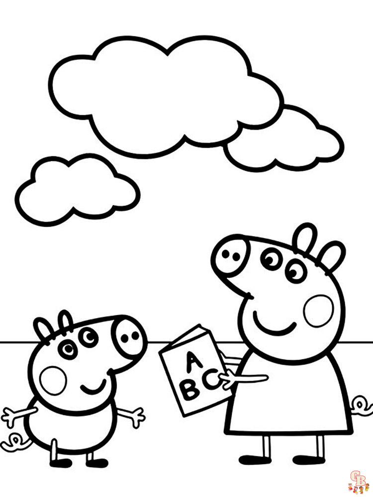 coloriage Peppa Pig