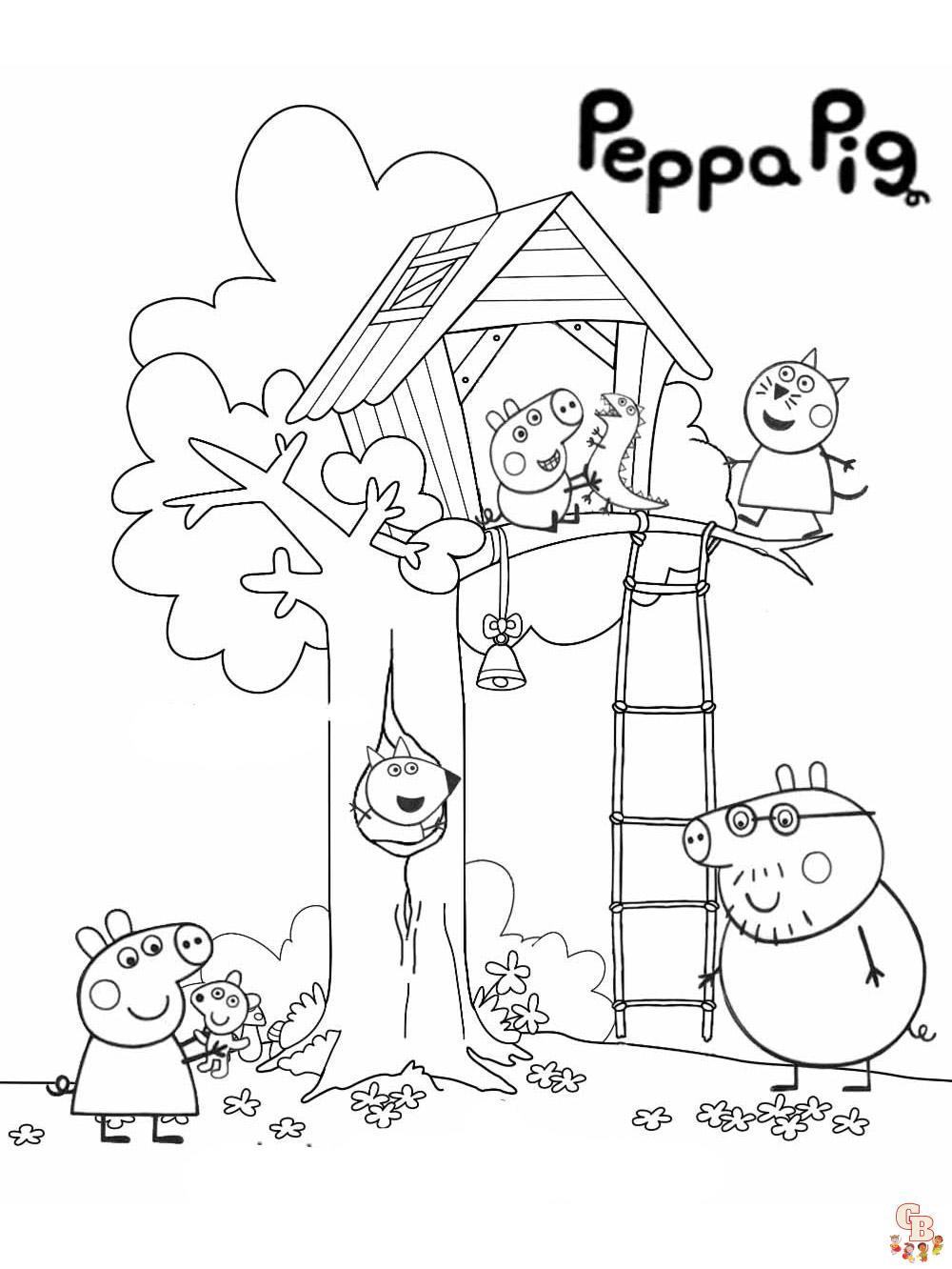 coloriage Peppa Pig