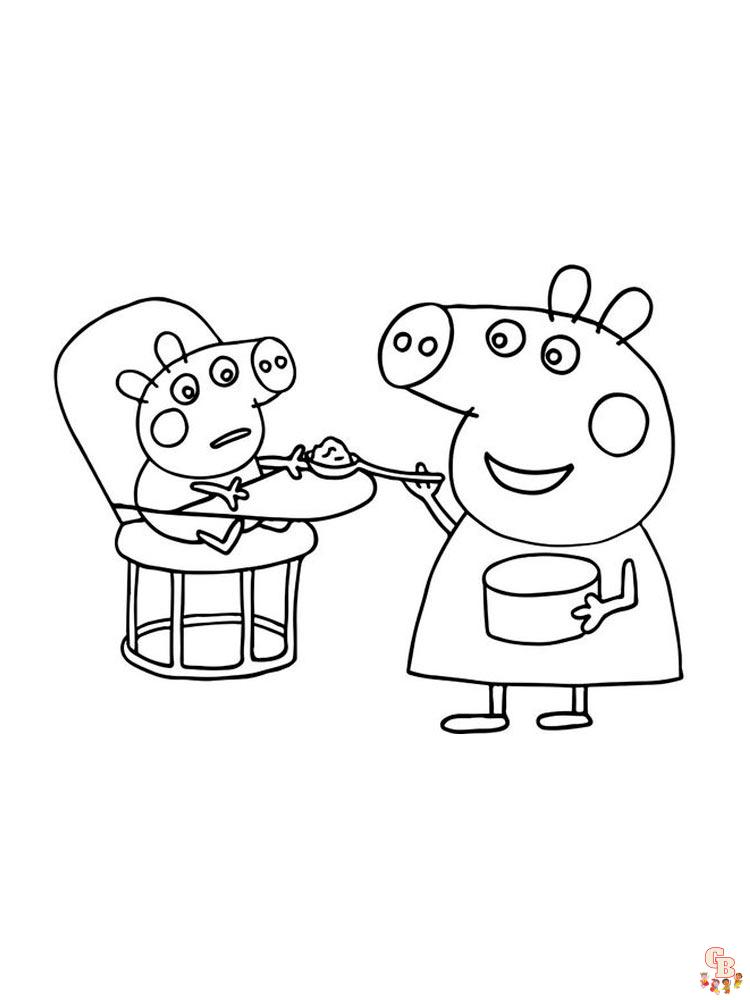 coloriage Peppa Pig