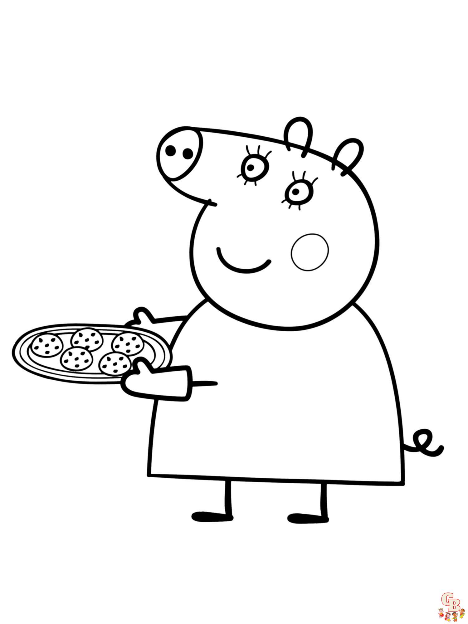 coloriage Peppa Pig