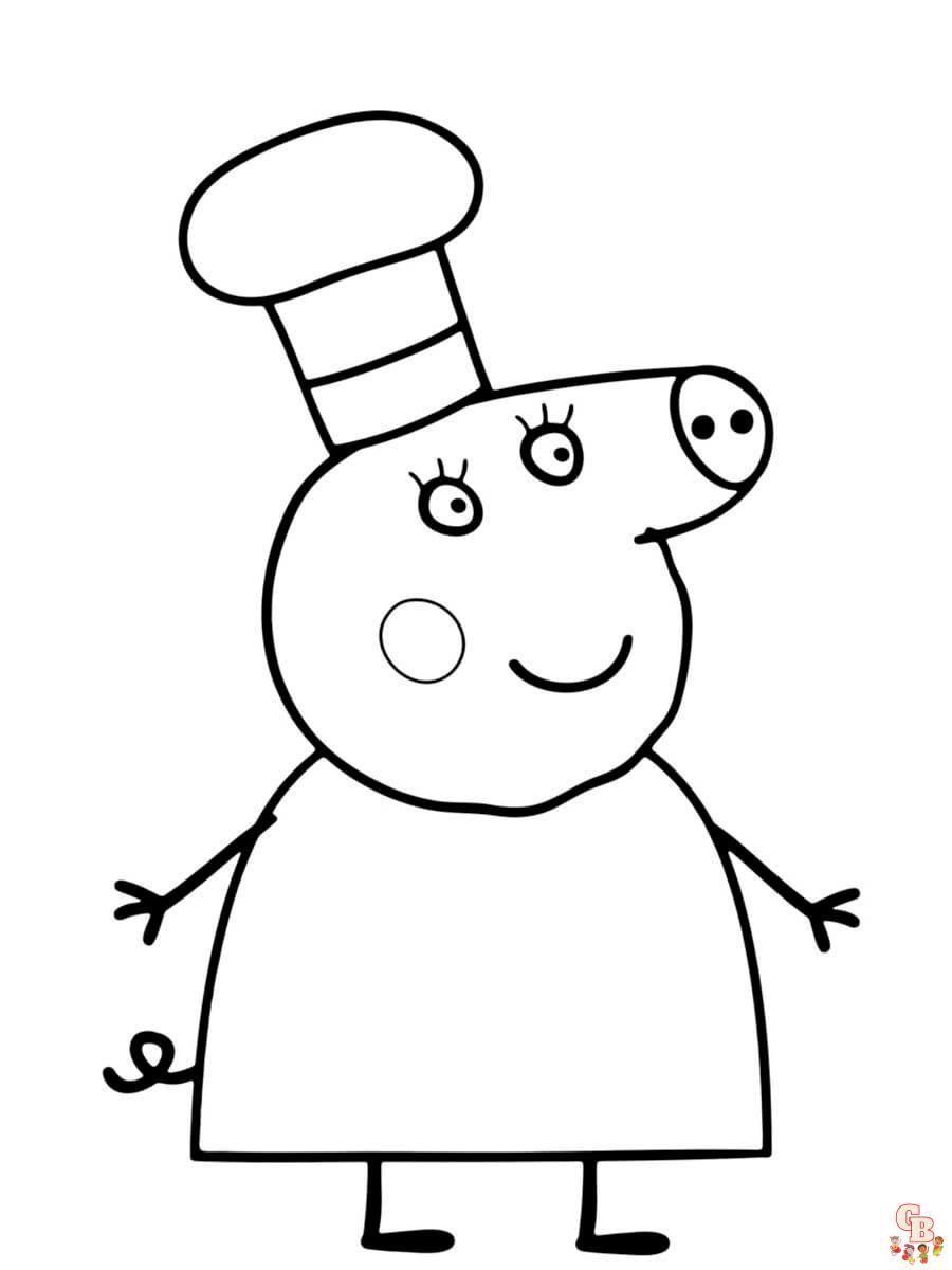 coloriage Peppa Pig