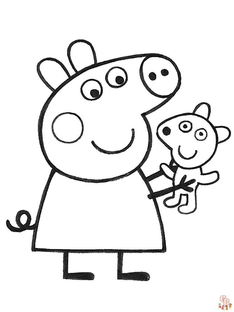 coloriage Peppa Pig