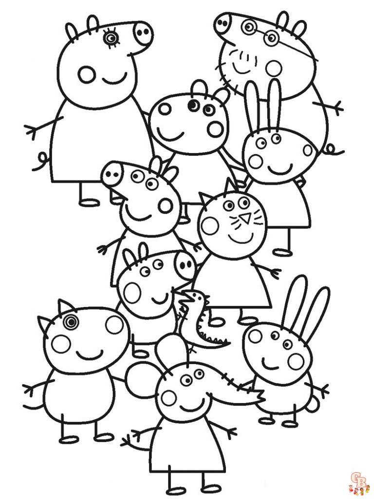 coloriage Peppa Pig