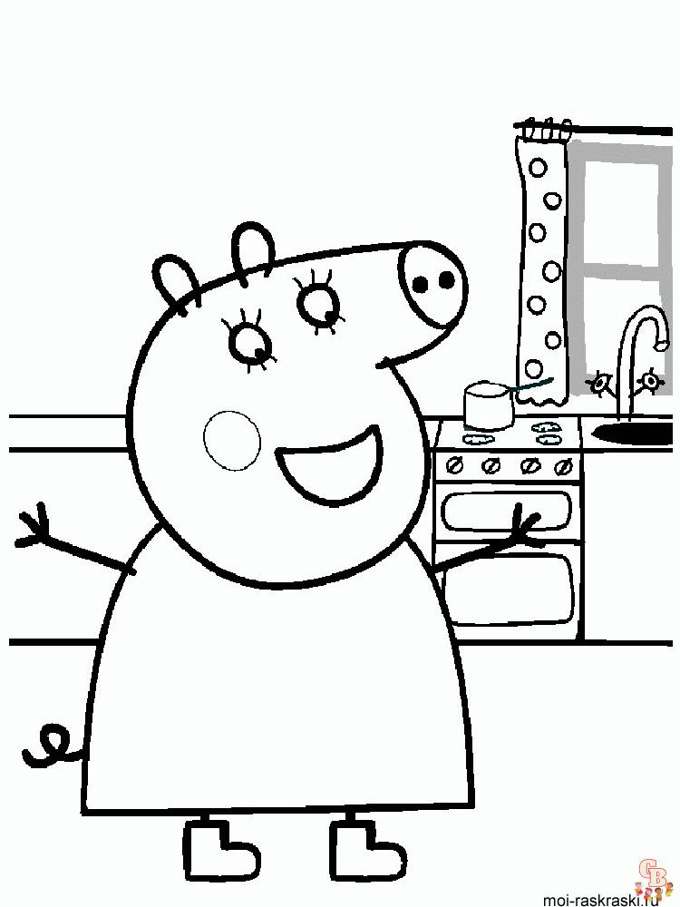 coloriage Peppa Pig