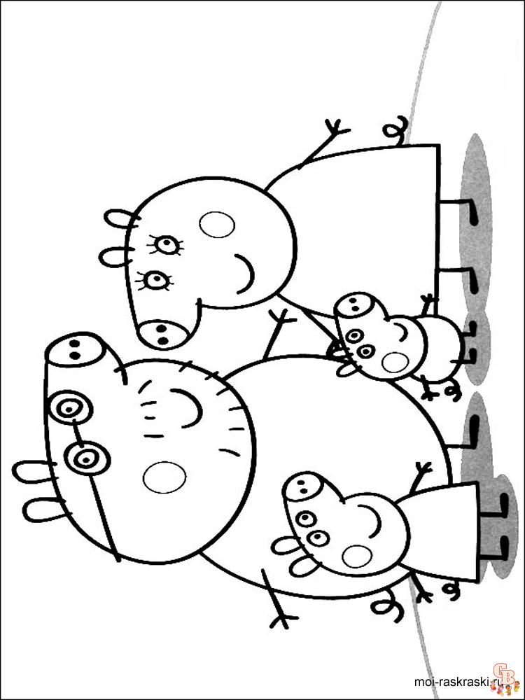 coloriage Peppa Pig