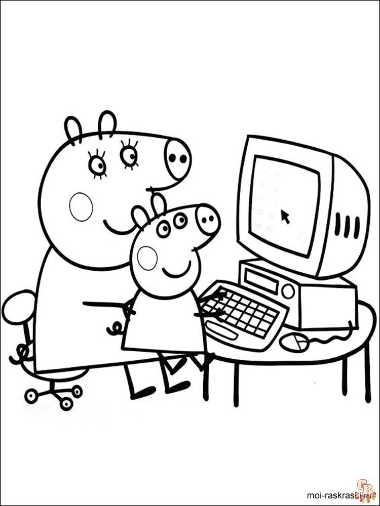 coloriage Peppa Pig