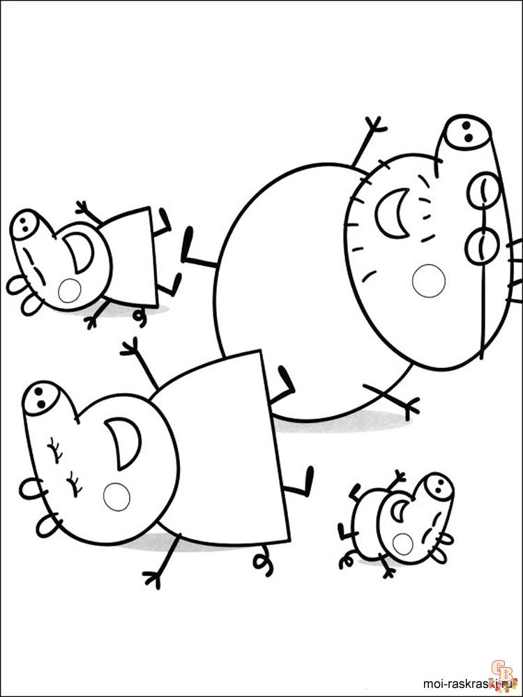 coloriage Peppa Pig