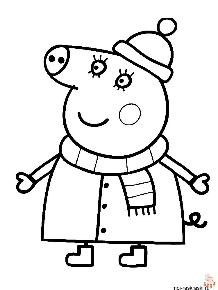 coloriage Peppa Pig