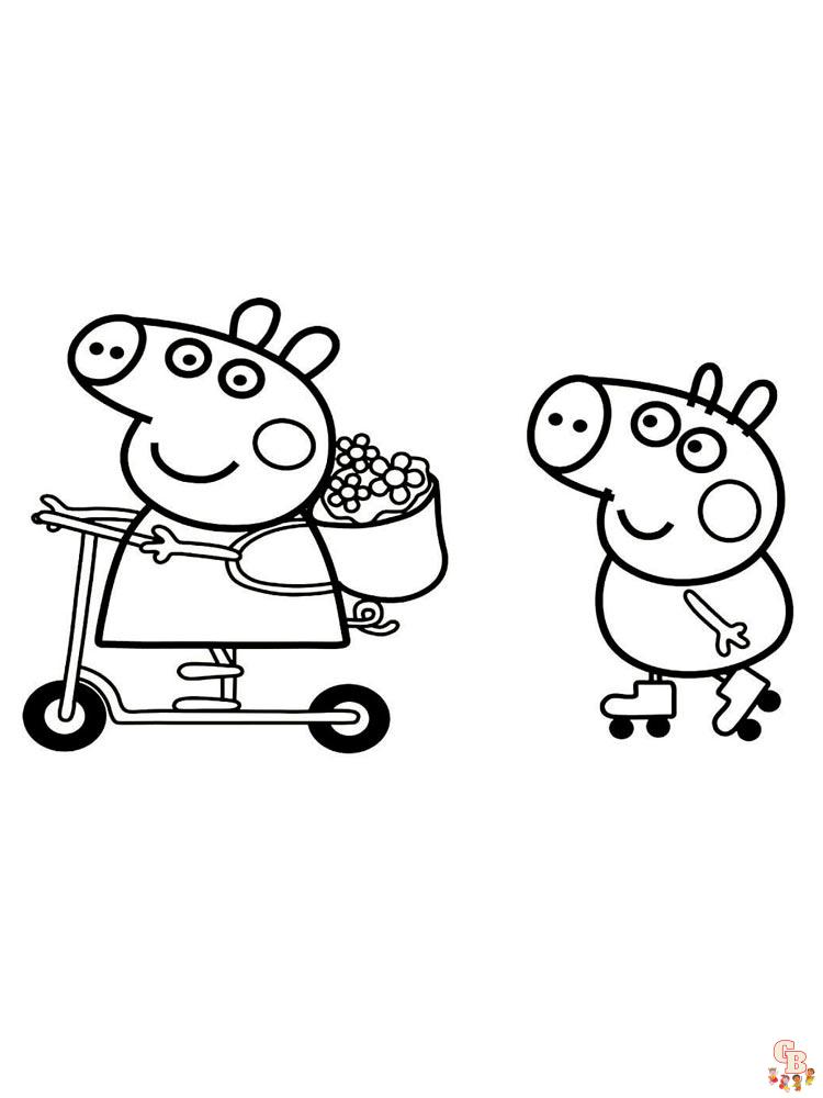 coloriage Peppa Pig