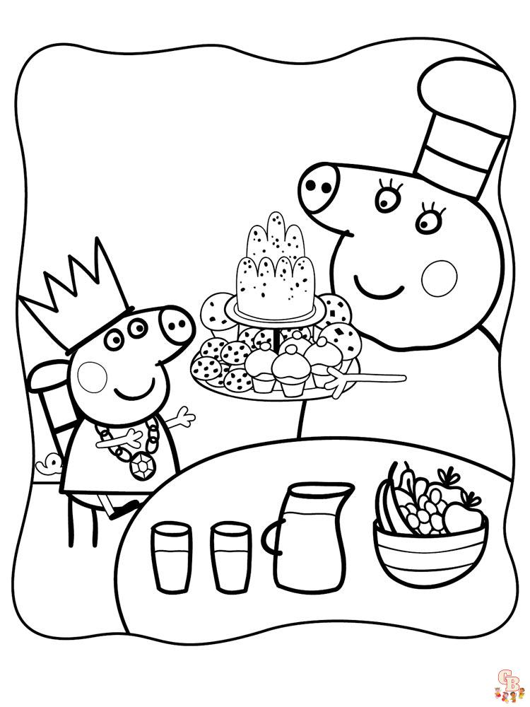 coloriage Peppa Pig