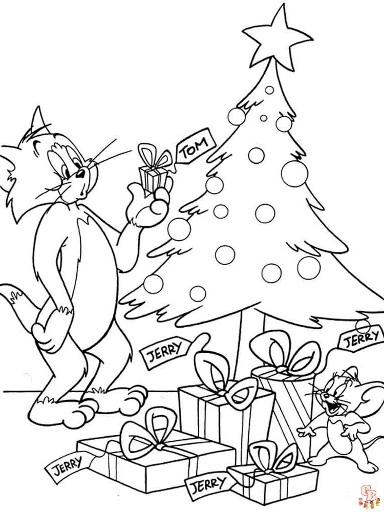 coloriage Tom et Jerry