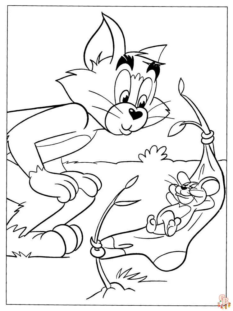 coloriage Tom et Jerry