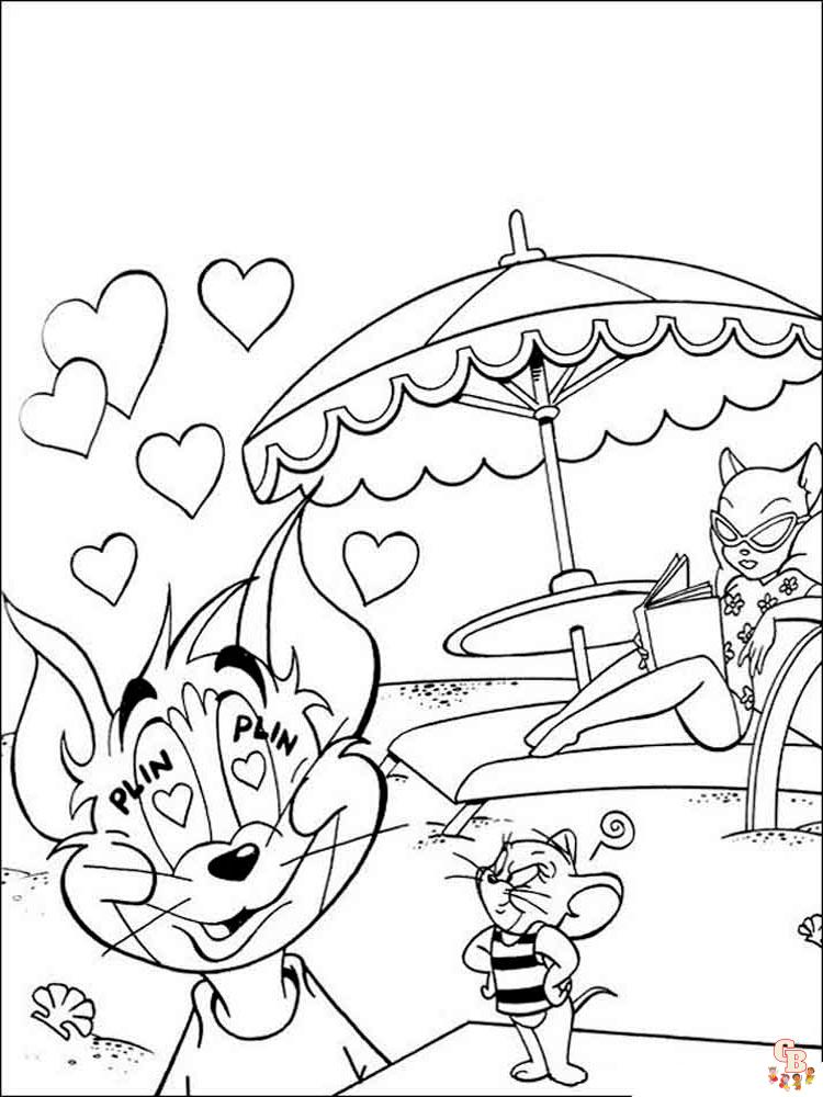 coloriage Tom et Jerry