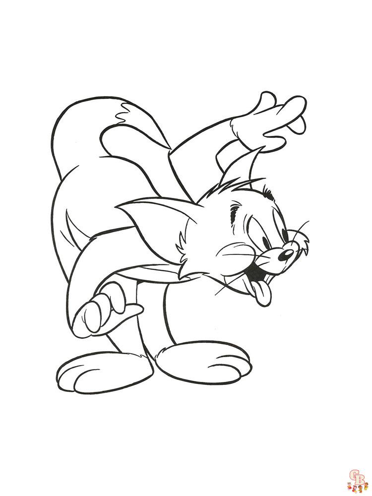 coloriage Tom et Jerry