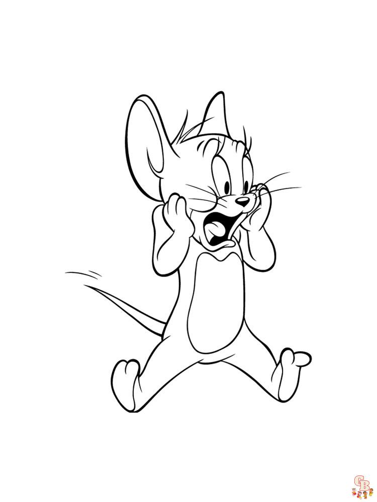 coloriage Tom et Jerry