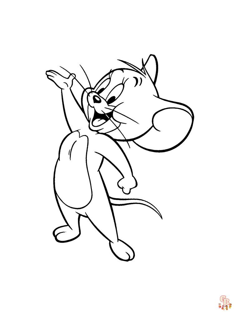 coloriage Tom et Jerry