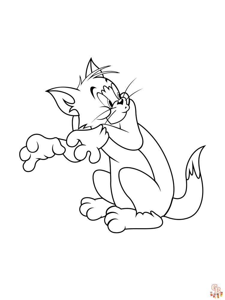 coloriage Tom et Jerry