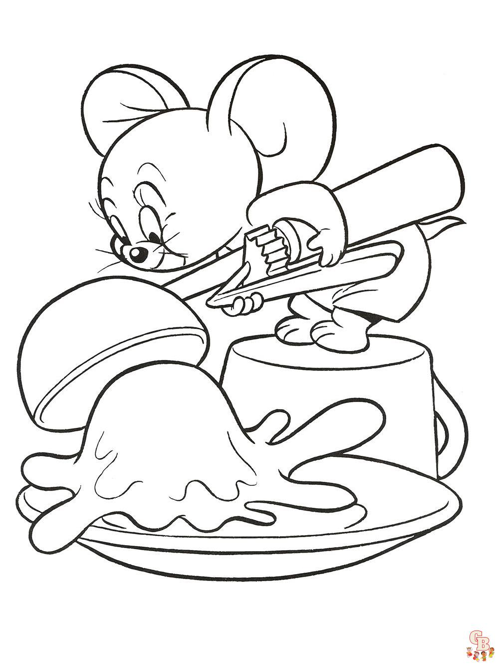 coloriage Tom et Jerry