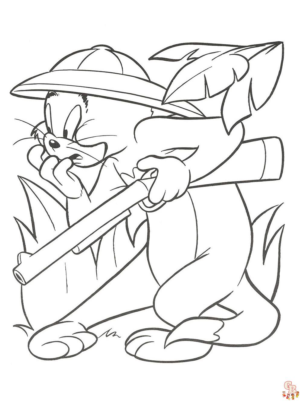 coloriage Tom et Jerry