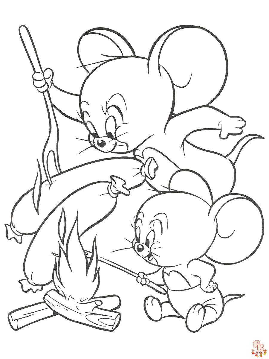 coloriage Tom et Jerry