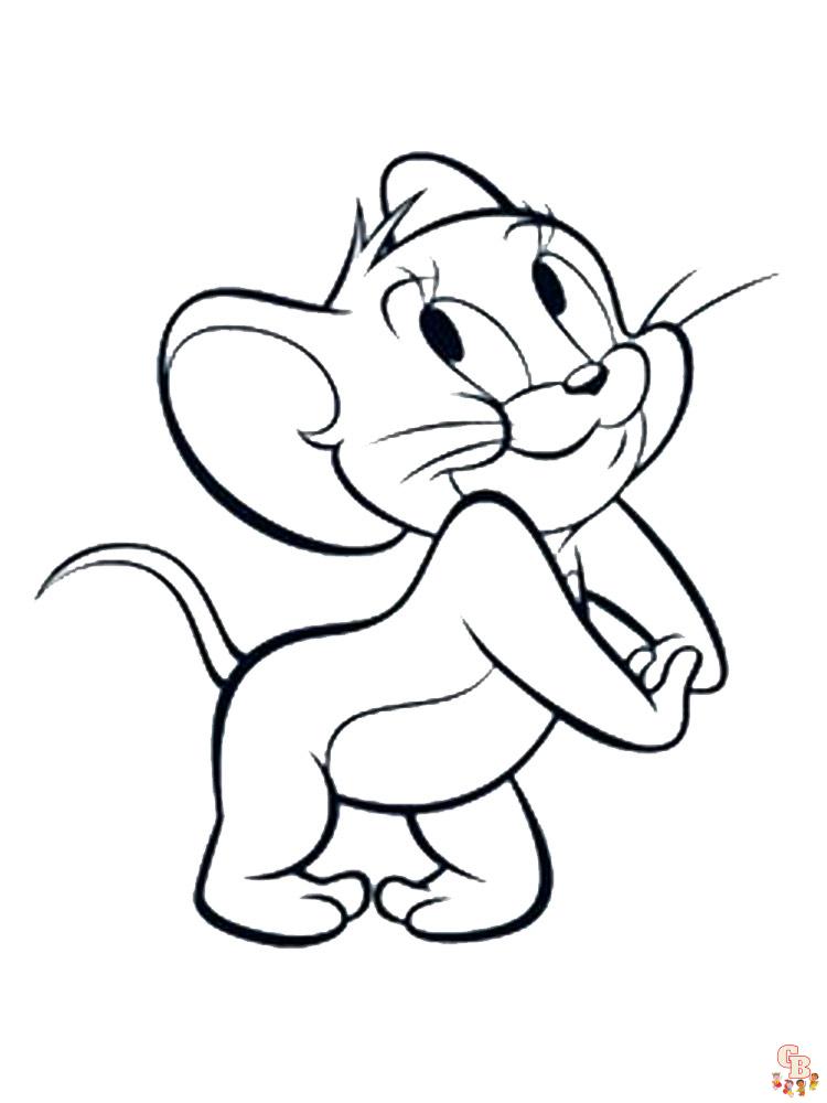 coloriage Tom et Jerry