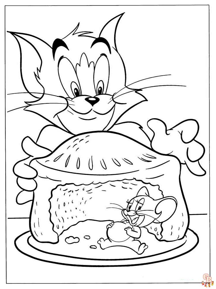 coloriage Tom et Jerry